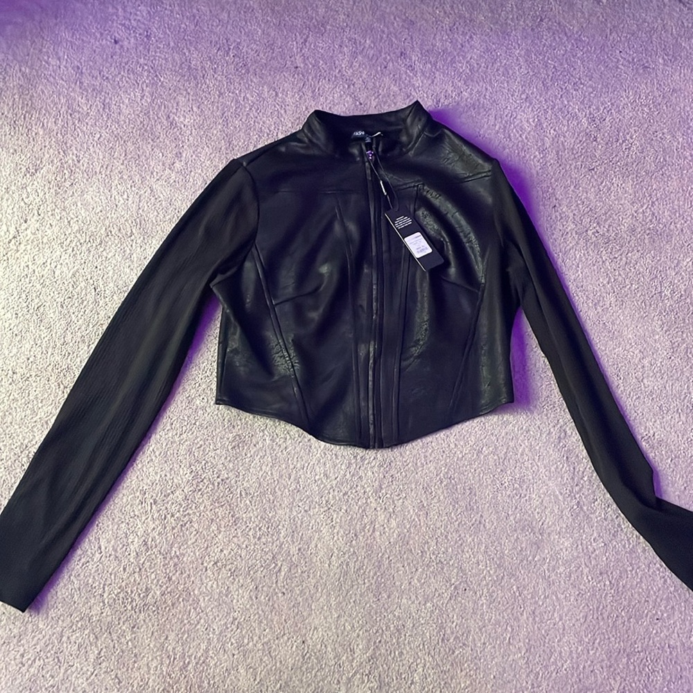 Fashion Nova Street Star Faux Suede XL Top